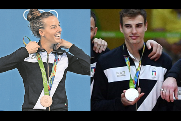 Tania Cagnotto und Simone Giannelli