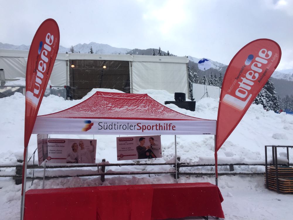 Sporthilfe è nuovamente presente alla Coppa del Mondo di Biathlon di Anterselva!