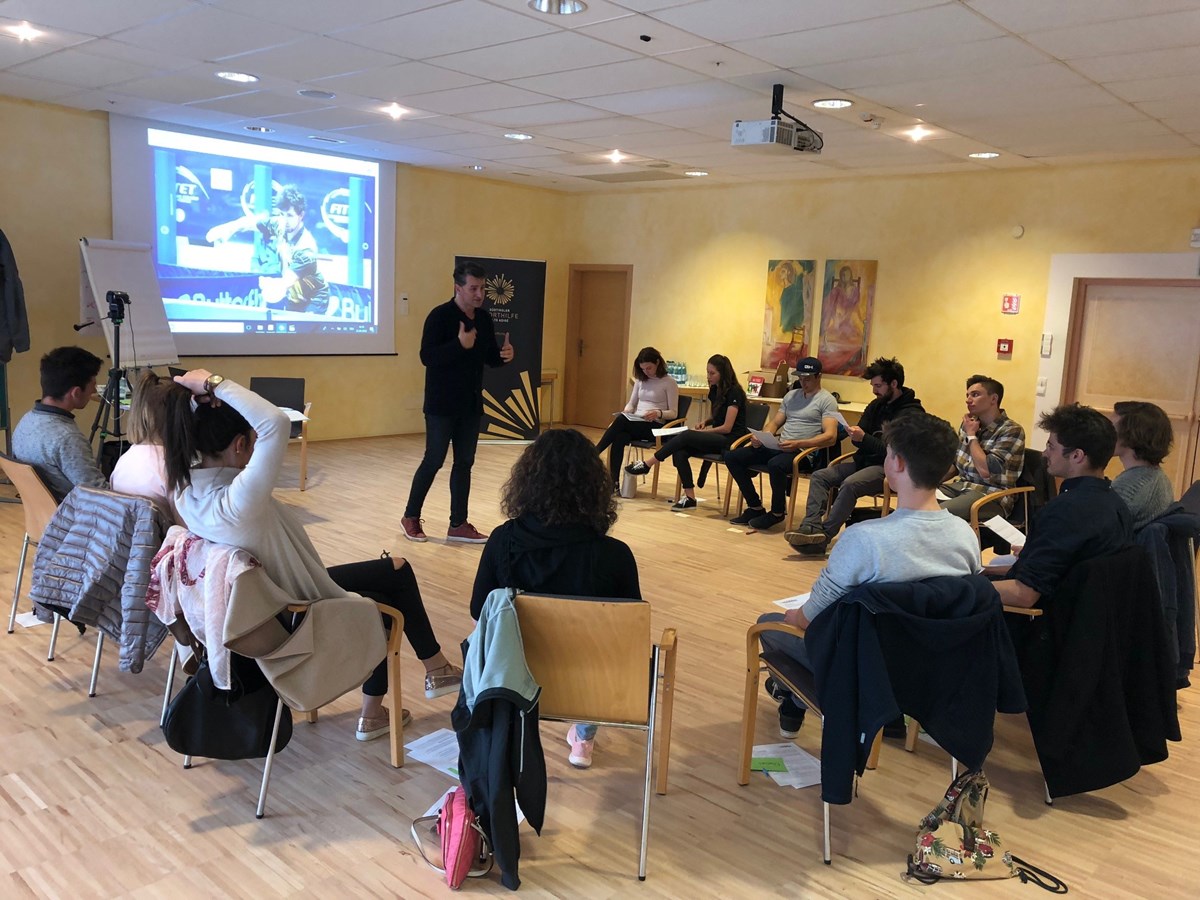 Alex Ploner in azione