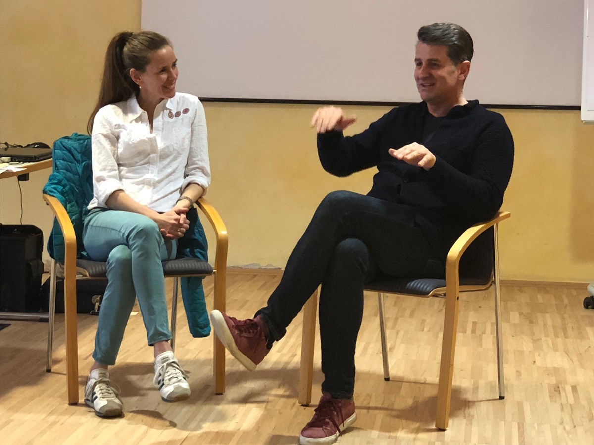 Monika Niederstätter e Alex Ploner sul palco