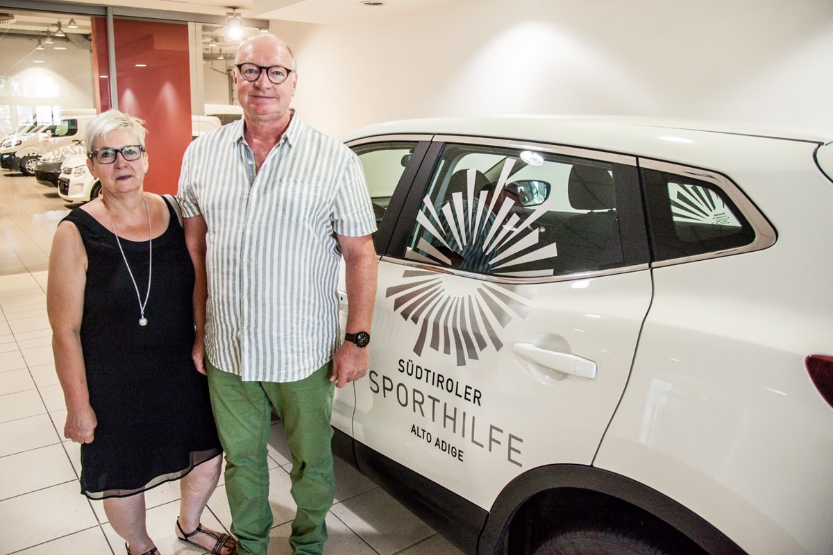 Britta e Stephan Klauck sono contenti del premio di spicco