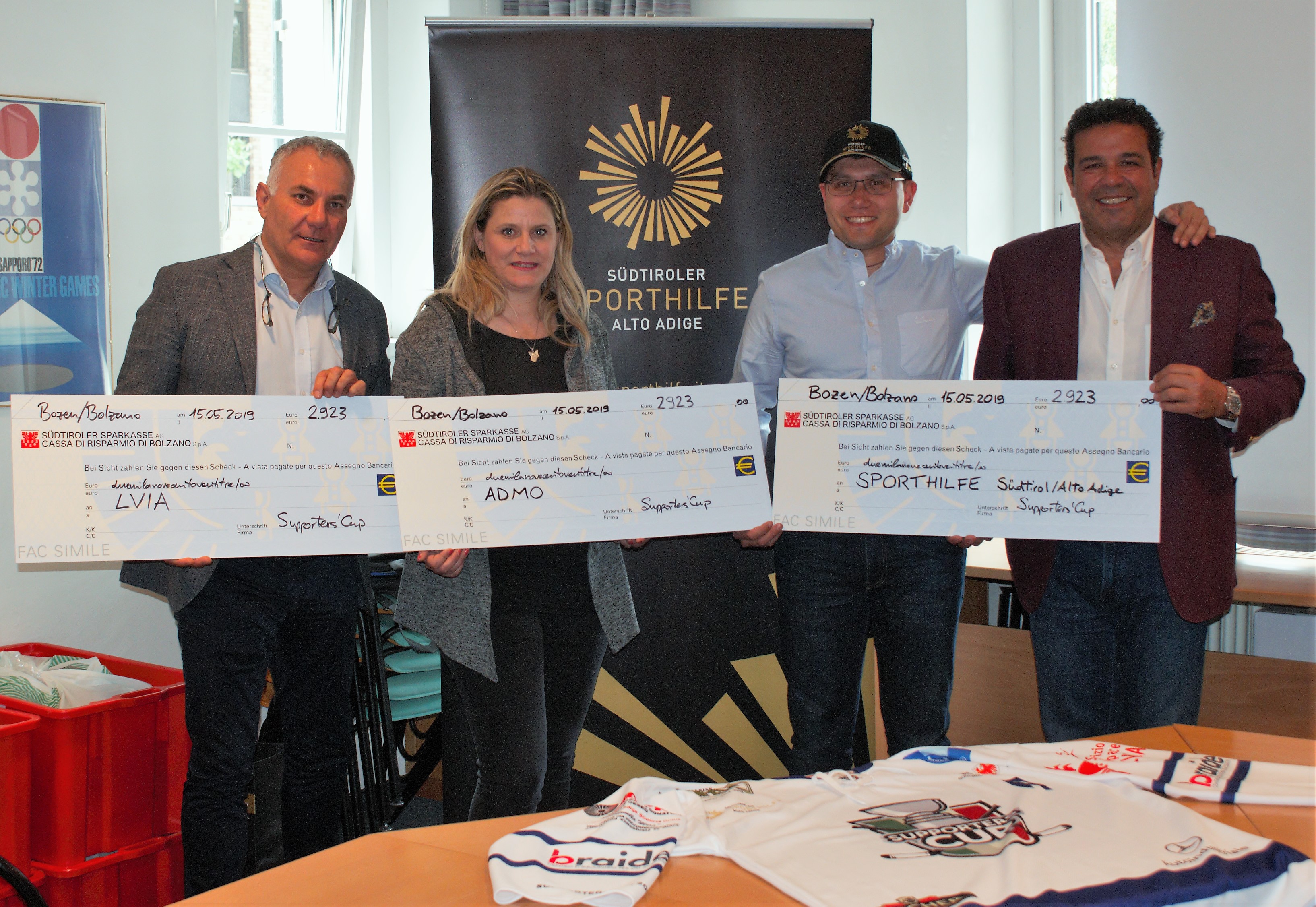 SUPPORTERS’ CUP sostiene nuovamente Sporthilfe Alto Adige