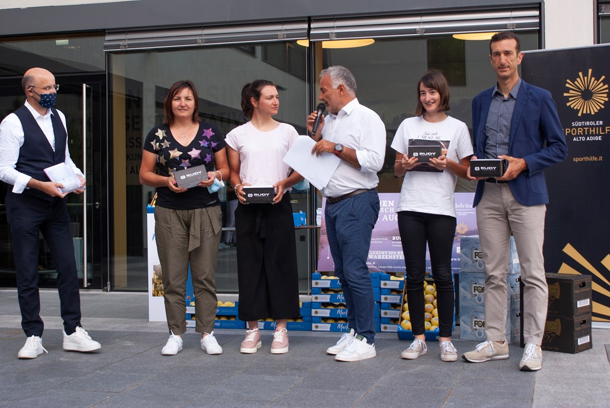 Die Familienwertung gewann die Familie Pirrone und wurde mit 4 modischen Sonnenbrillen von RUDY PROJECT ausgezeichnet