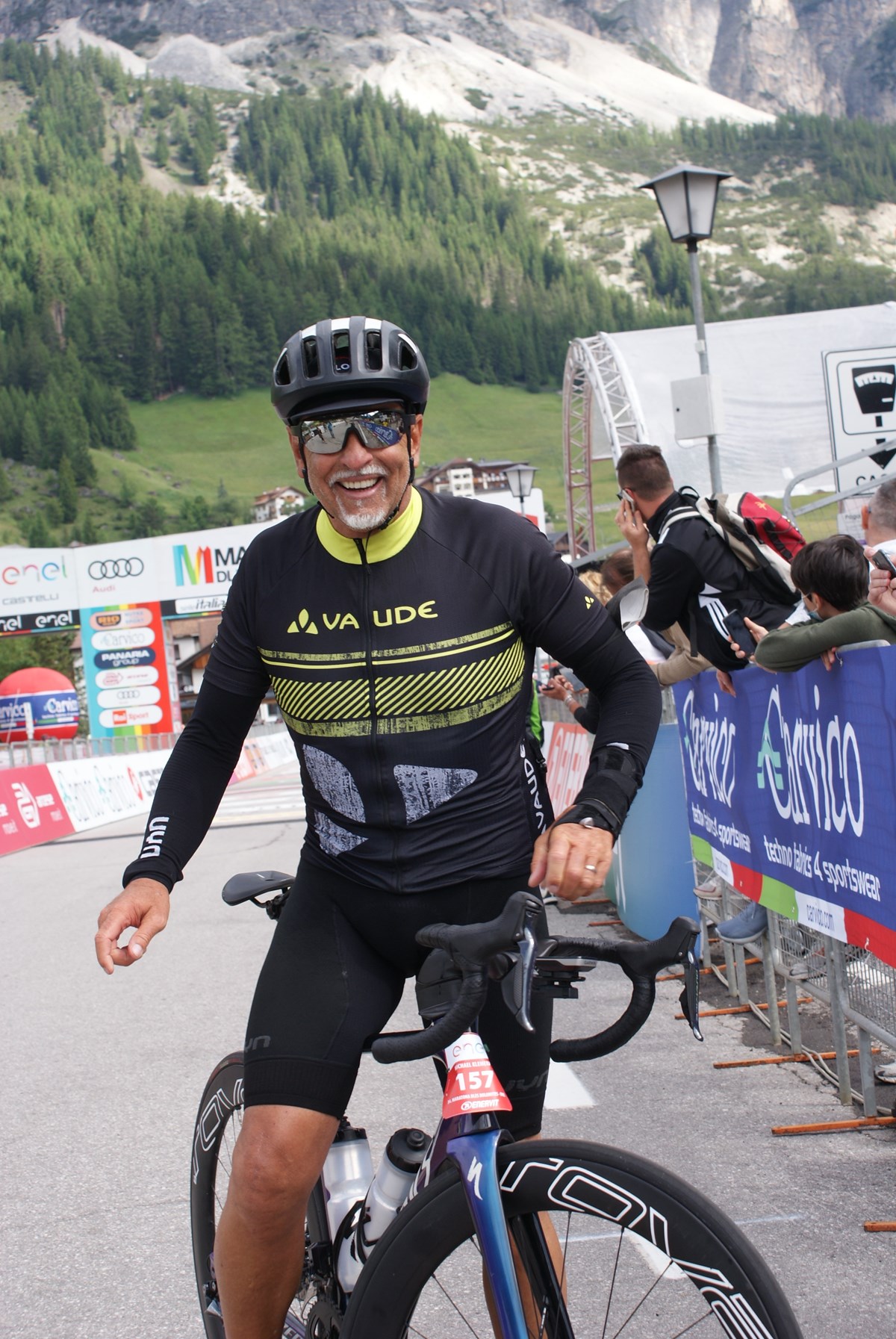 Klemera Michi von Luis Trenker zufrieden im Ziel