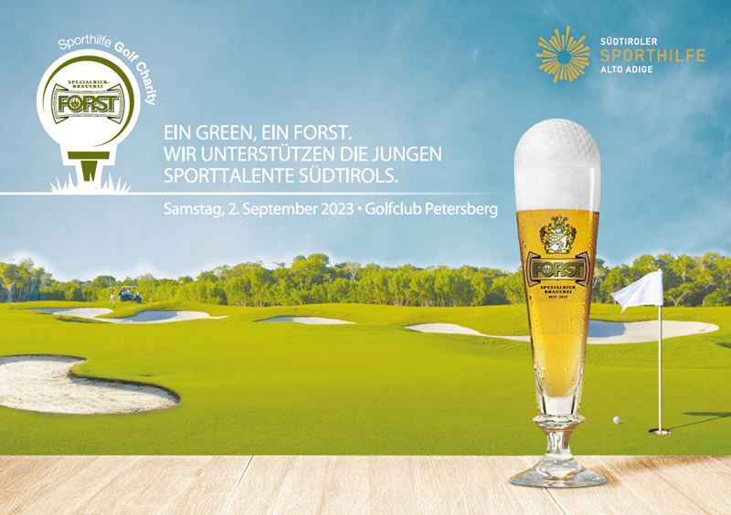 Die Südtiroler Sporthilfe freut sich sehr darüber, die Brauerei Forst als Jahrespartner bei dieser Benefiz-Veranstaltung an ihrer Seite zu wissen.