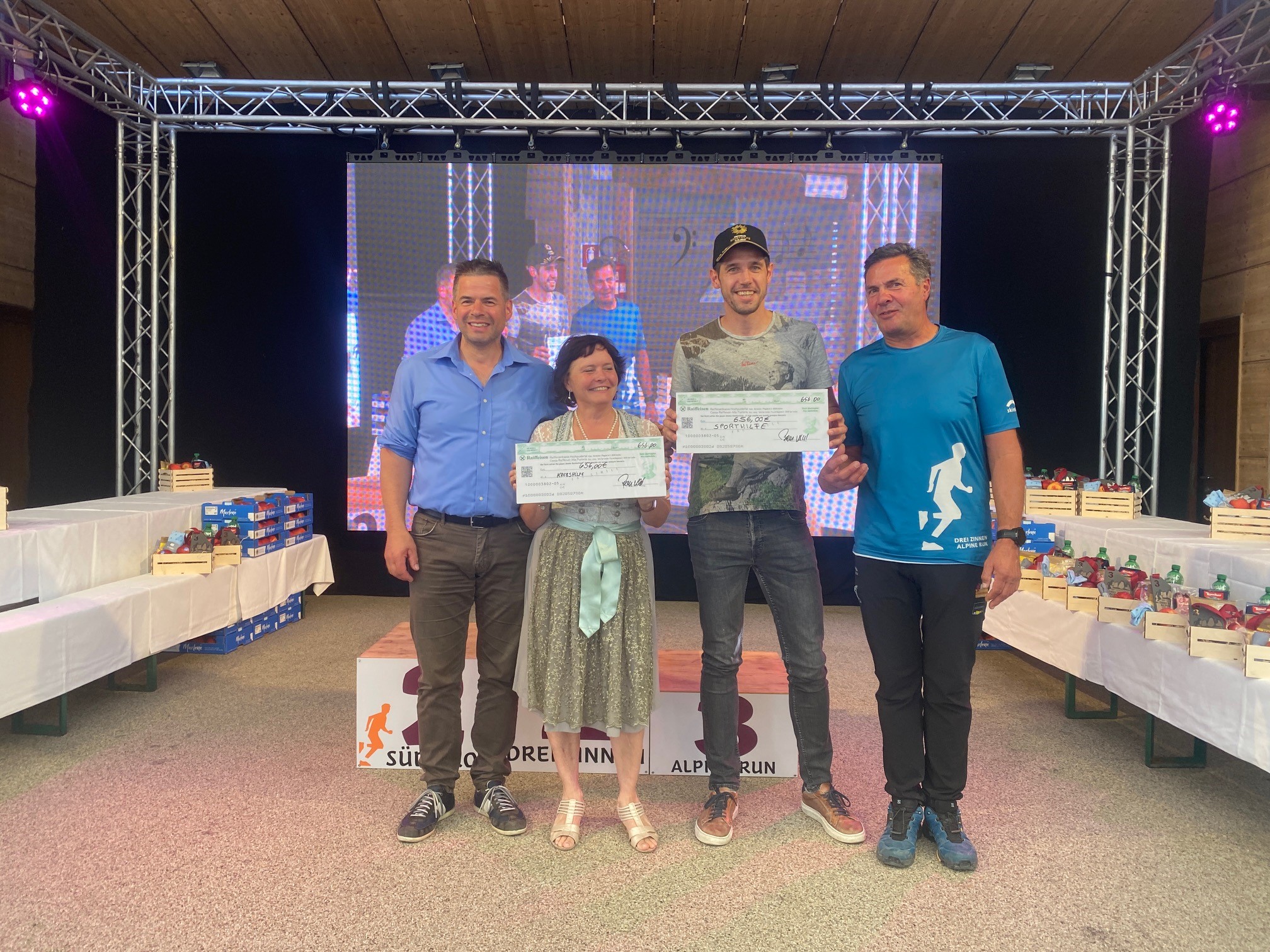 Südtirol Drei Zinnen Alpine Run - 656 Euro an die Sporthilfe