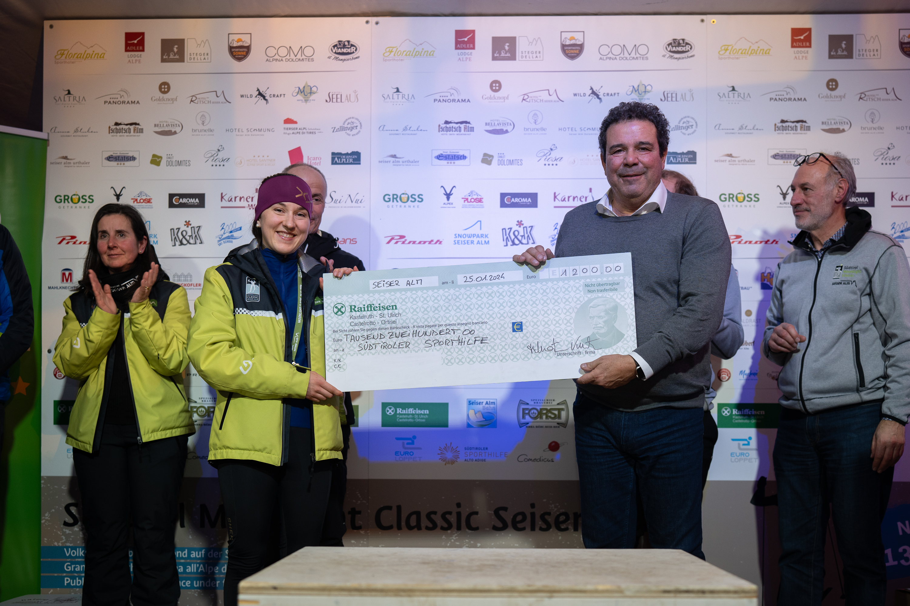 Moonlight Classic Seiser Alm unterstützt weiterhin die Südtiroler Sporthilfe