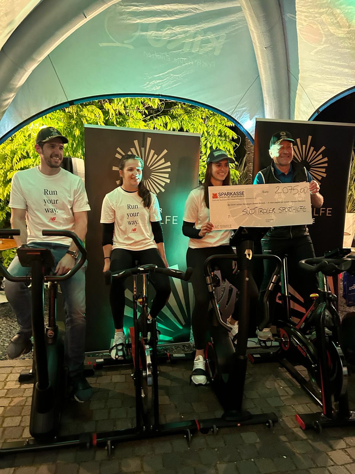 4h Charity Bike Challenge - 2075 Euro an Spenden gesammelt