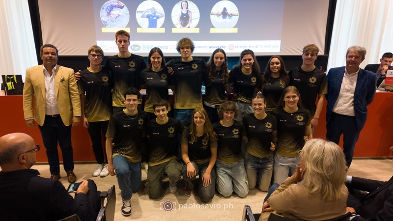 Stark vertreten präsentierte sich die Sportart Schwimmen an der Seite von SH-Präsident Giovanni Podini und VSS-Obmann Paul Romen.