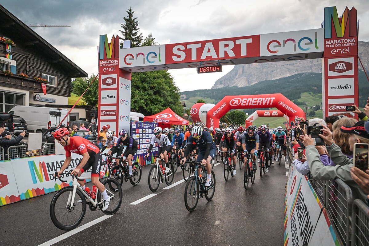 Das Sporthilfe-Team ist bereit für die  38. Maratona dles Dolomites