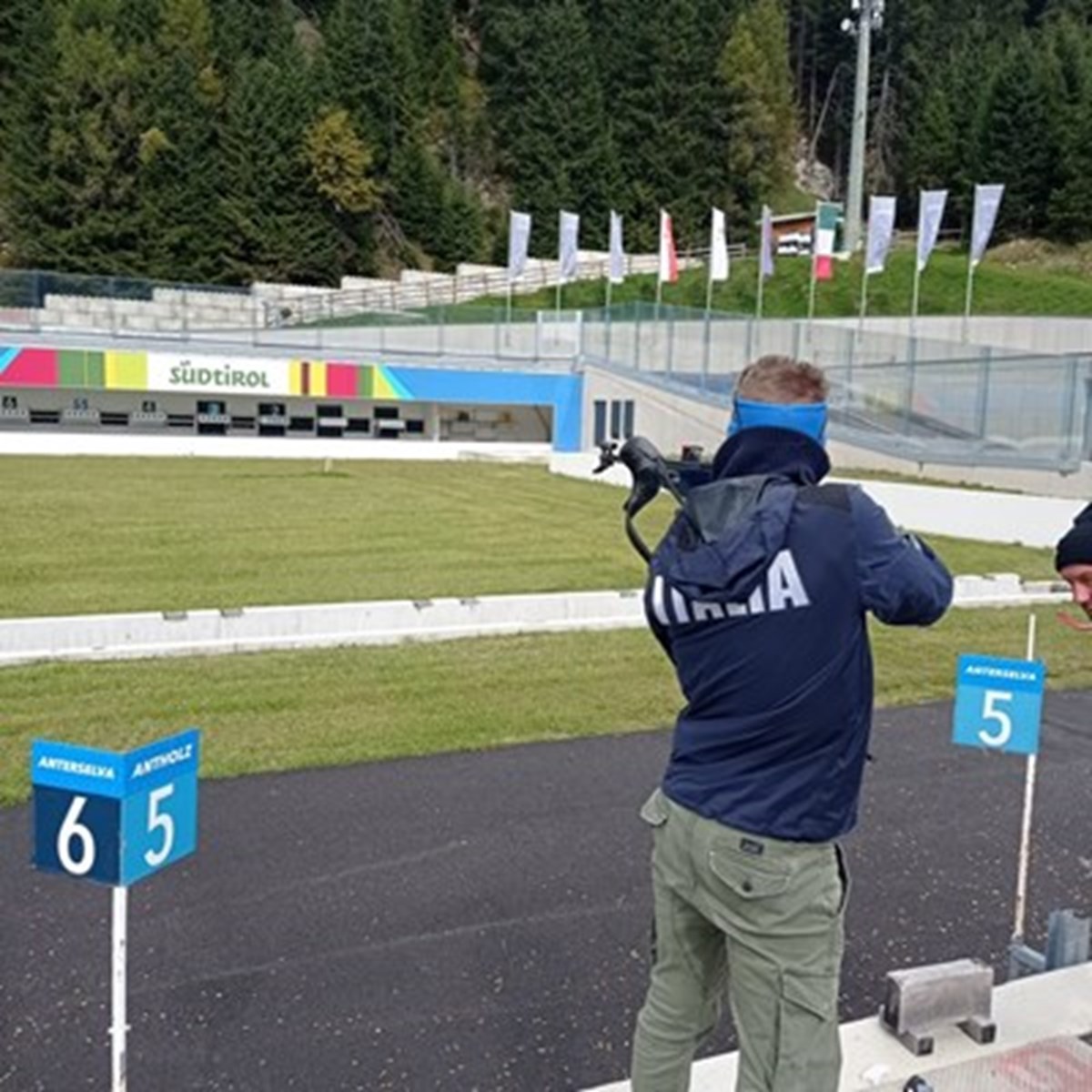 Lukas Hofer war beim OPEN DAY auch mit dabei