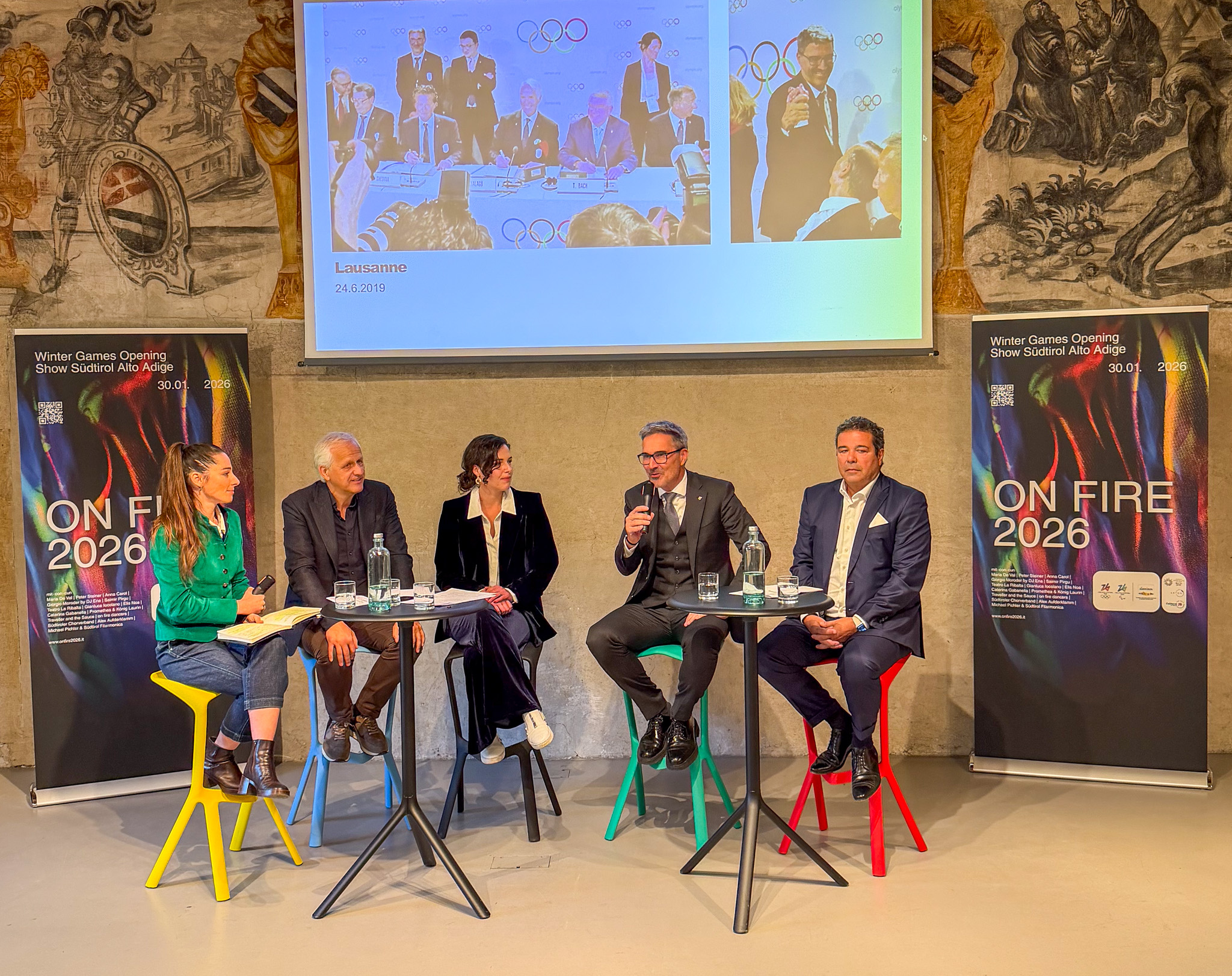 ON FIRE 2026 in Partnerschaft mit der Südtiroler Sporthilfe vorgestellt